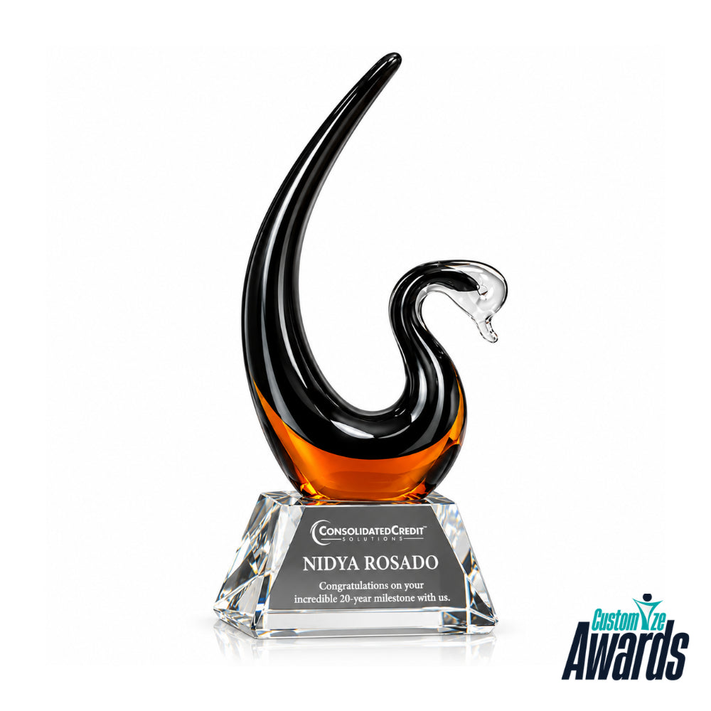 Swan Legacy | 20-Year Service Anniversary Crystal Award