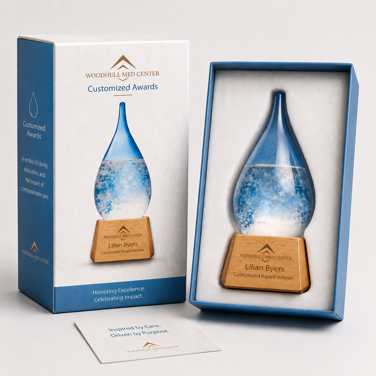 Illuminated Crystal Teardrop
