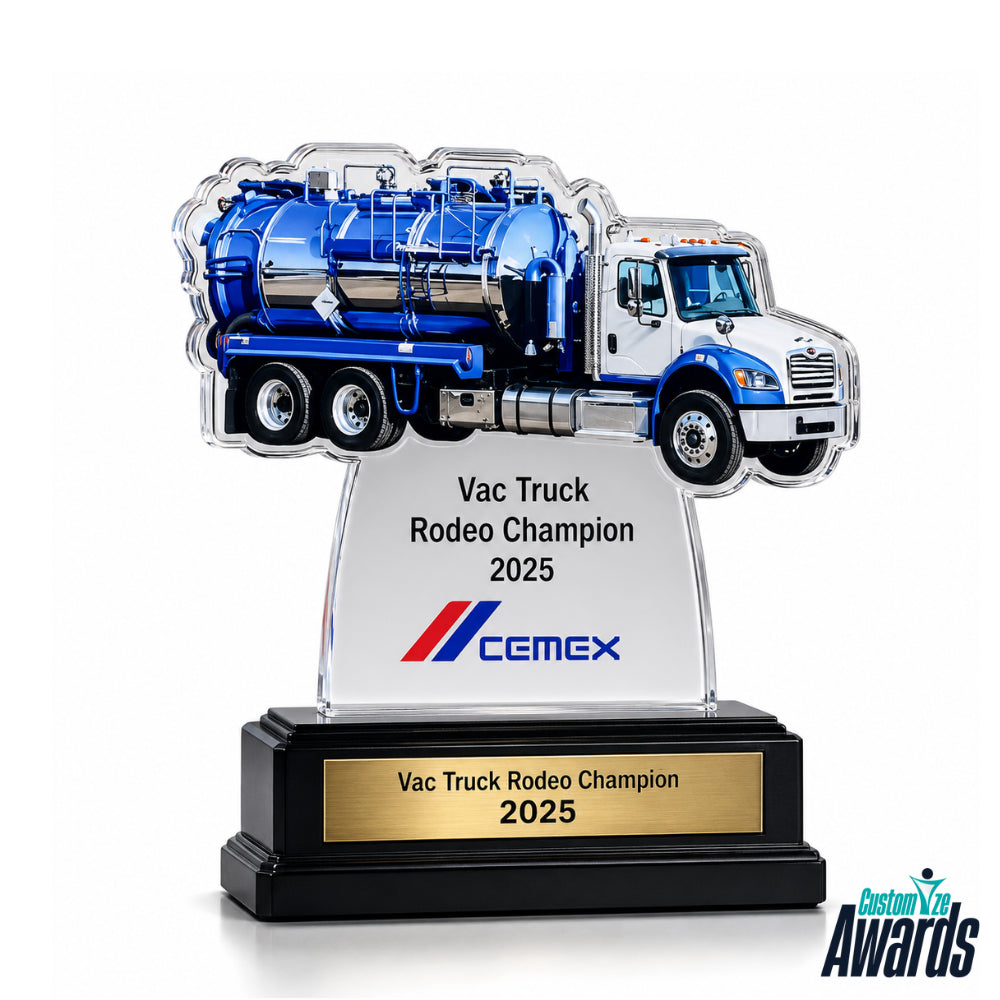 Vac Truck Acrylic Award main image 
