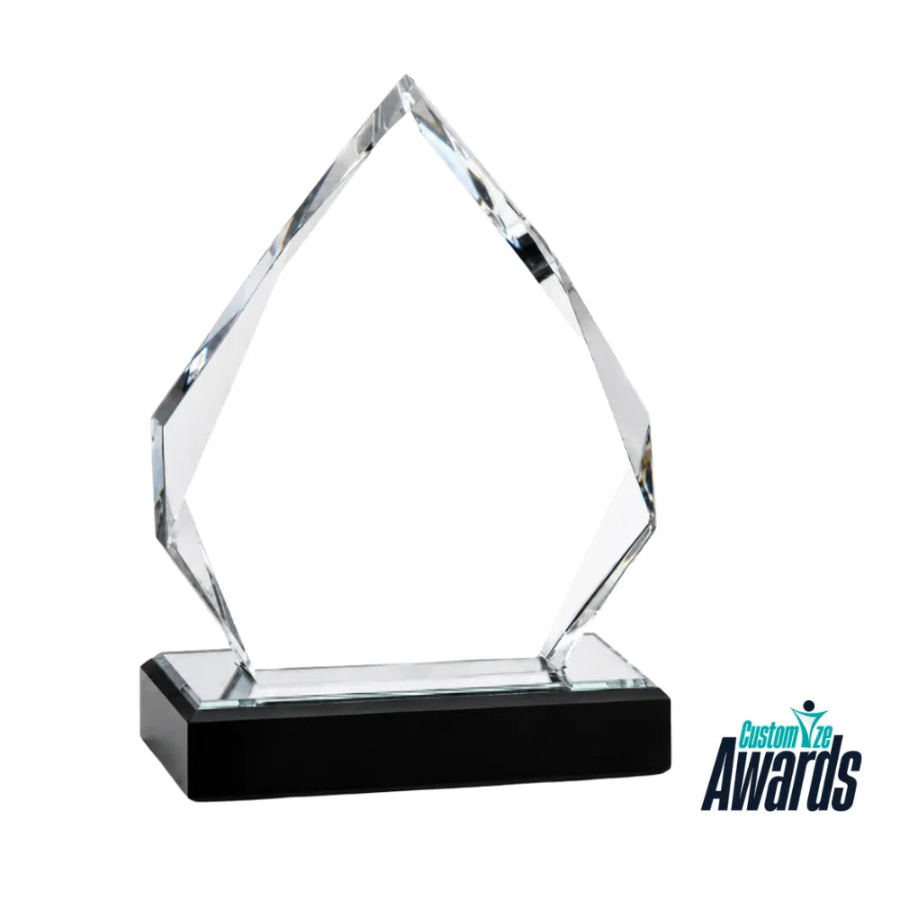 Vertex Prestige | Custom Engraved Crystal Award Trophy