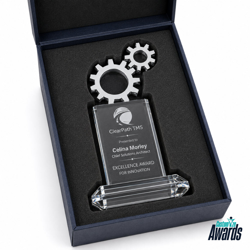 Vertex Gear | Milestone Achievement Crystal Award