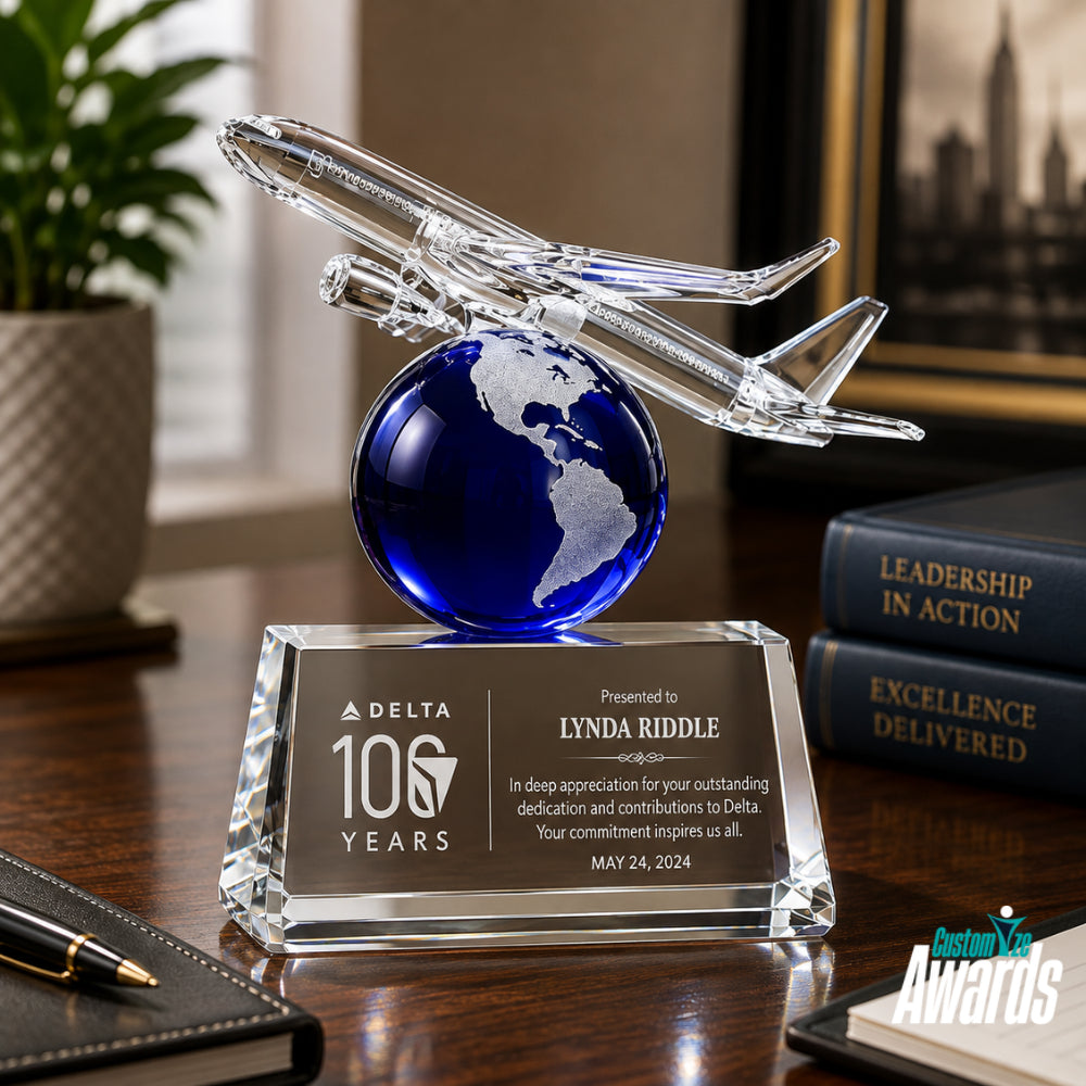 Voyager Air | Aviation Milestone Crystal Award