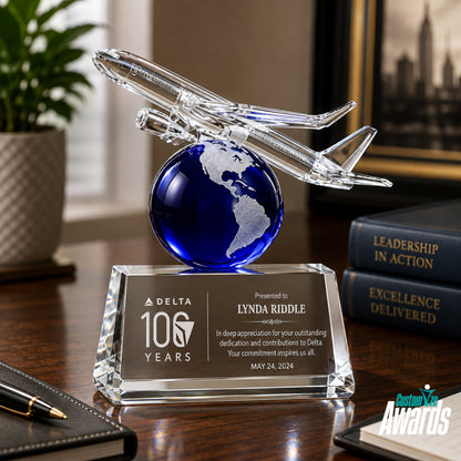 Voyager Air | Aviation Milestone Crystal Award