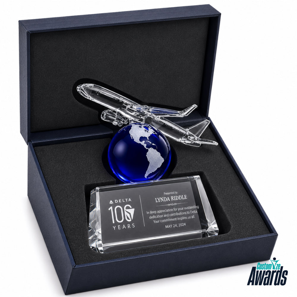 Voyager Air | Aviation Milestone Crystal Award
