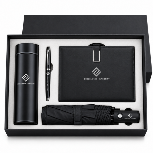 Blackout Executive | Customized Black Corporate Gift Set