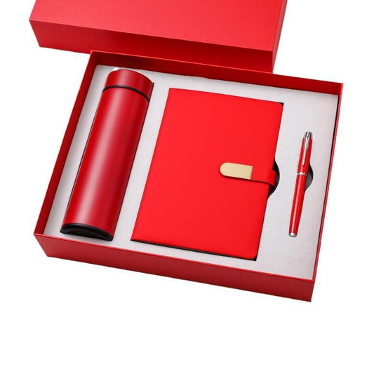 Crimson Prestige | Customized Red Corporate Gift Set