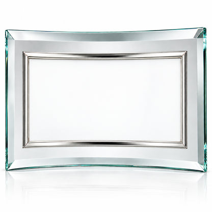 Curved Crystal | Personalized Corporate Recognition Award