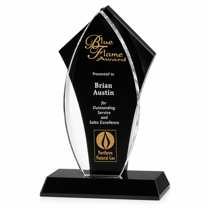 Executive Engraved Tuxedo Flame Award