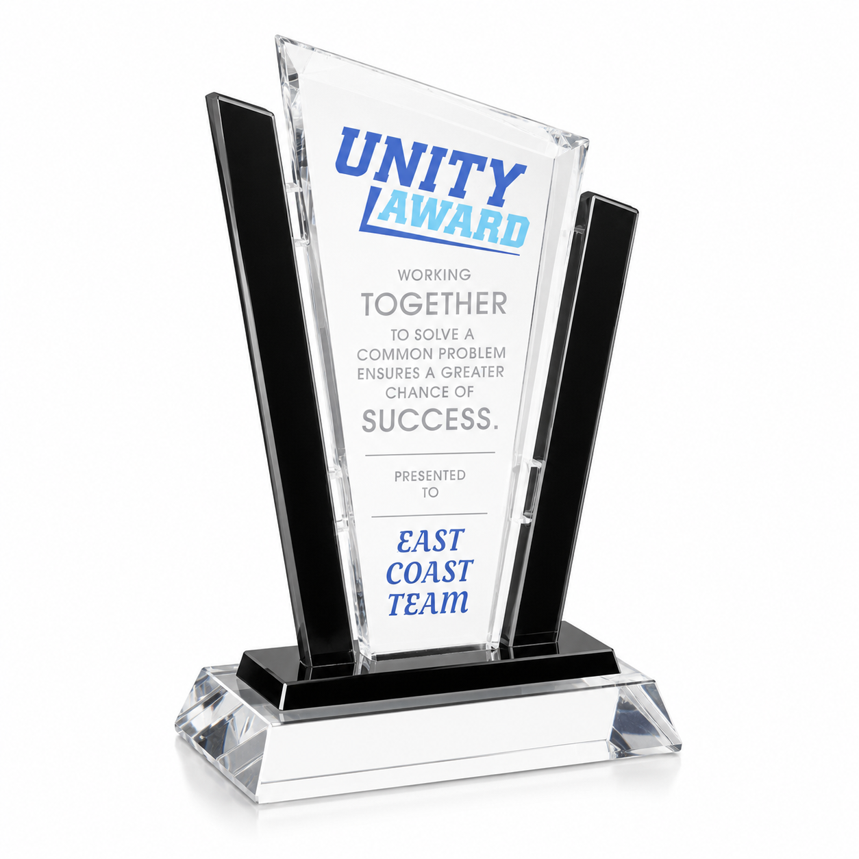 Executive Engraved Rhapsody Crystal Award