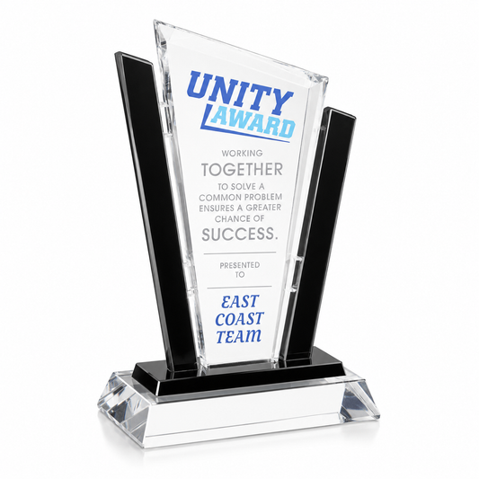 Executive Engraved Rhapsody Crystal Award
