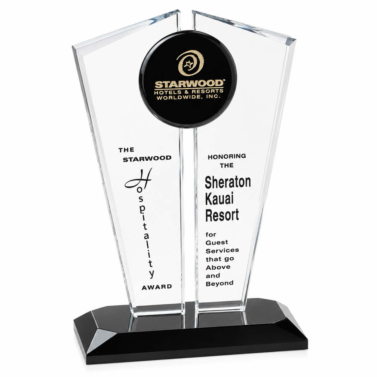 Personalized Obsession Crystal Award