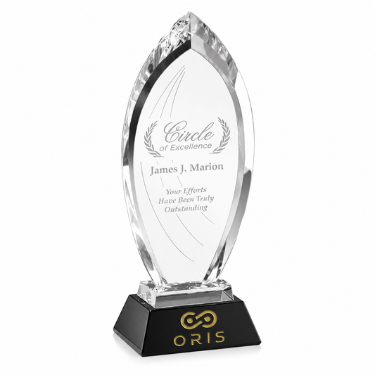 Personalized Majestic Crystal Award