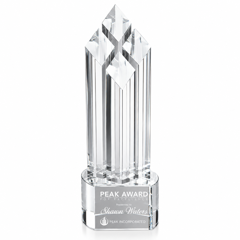 Executive Hayworth | Custom Engraved Crystal Recognition Award