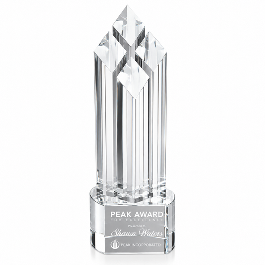 Personalized Executive Hayworth Crystal Award