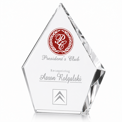 Personalized Coventry Diamond Crystal Award Trophy
