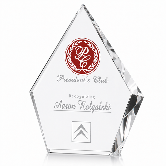 Personalized Coventry Diamond Crystal Award Trophy