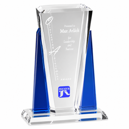 Personalized Sentinel Crystal Award Trophy