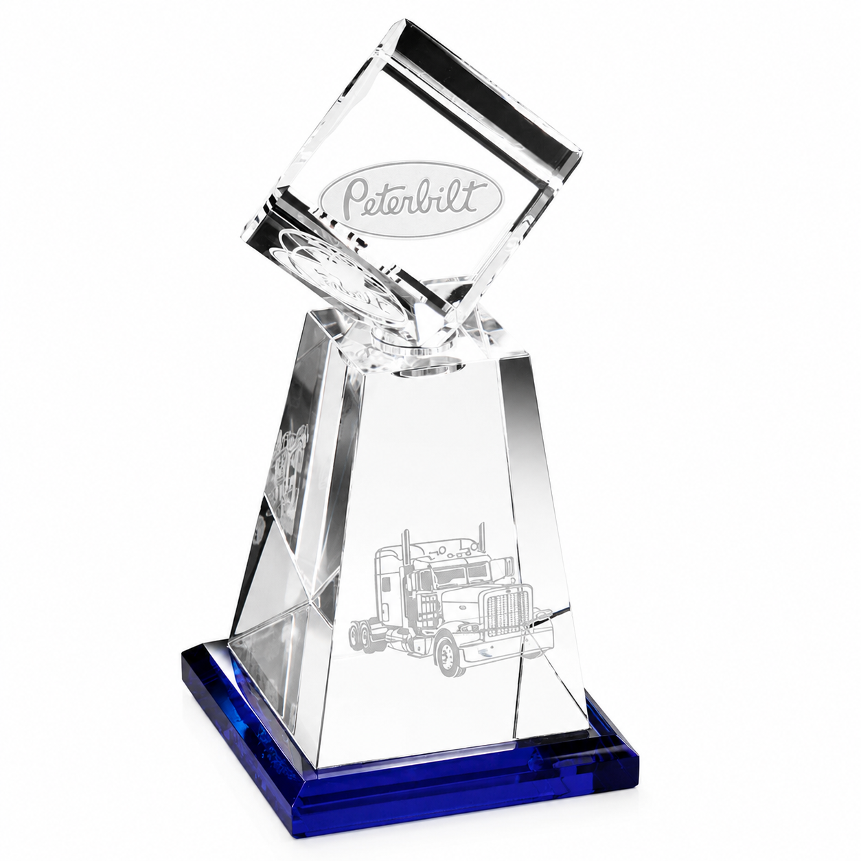Personalized Awards In Motion Albany Crystal Trophy