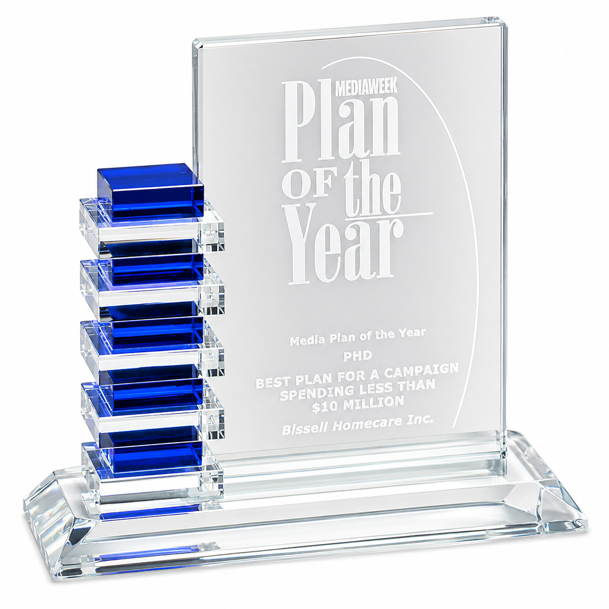 Personalized Resolute Crystal Award Trophy