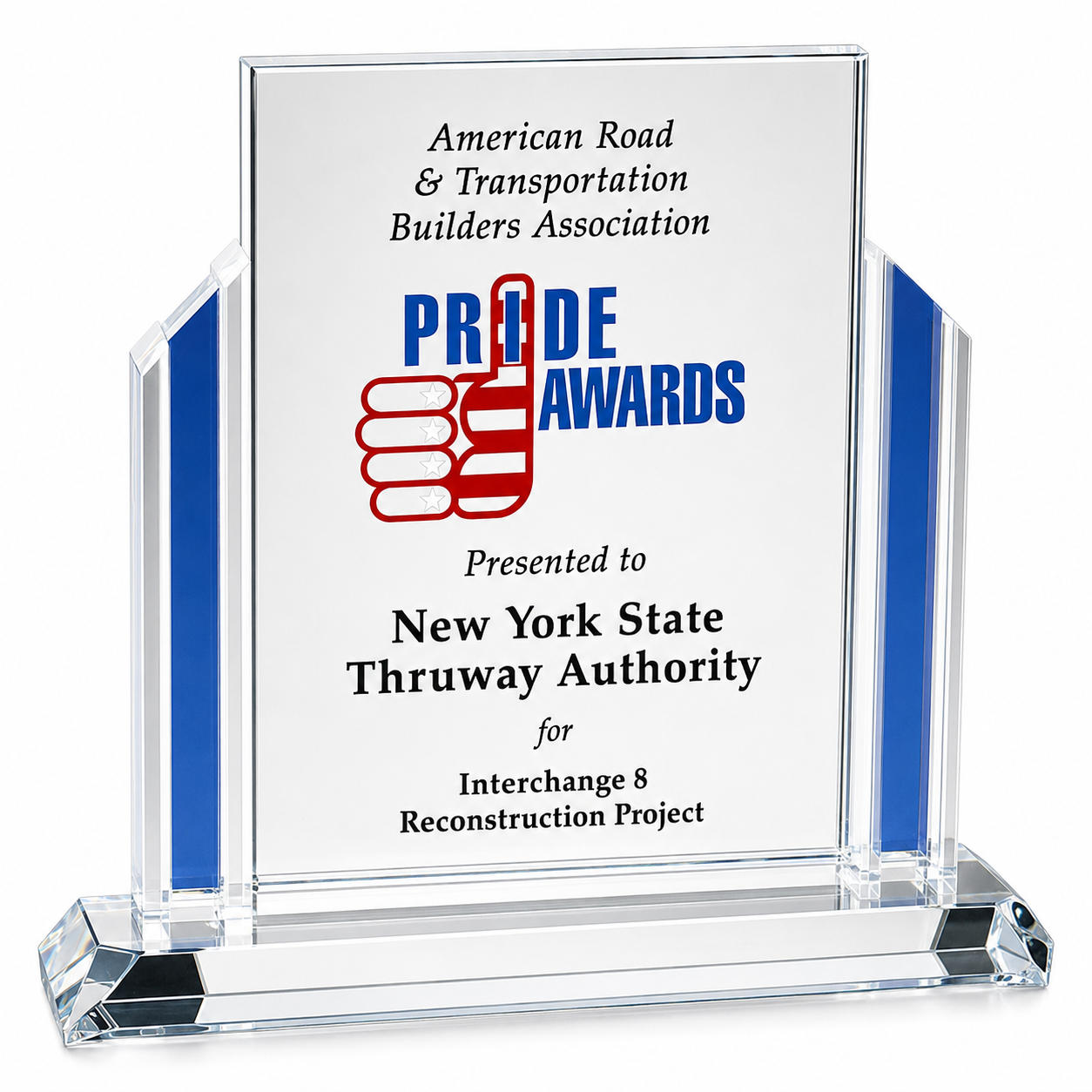 Personalized Executive Heritage Crystal Award