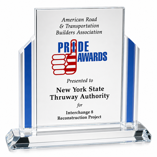 Personalized Executive Heritage Crystal Award