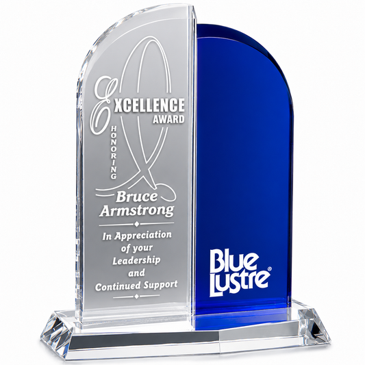 Personalized Executive Brigadier Crystal Award