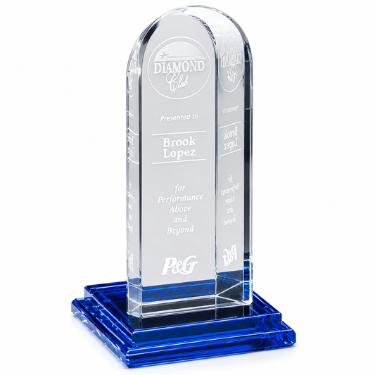 Personalized Crystal Vision Award