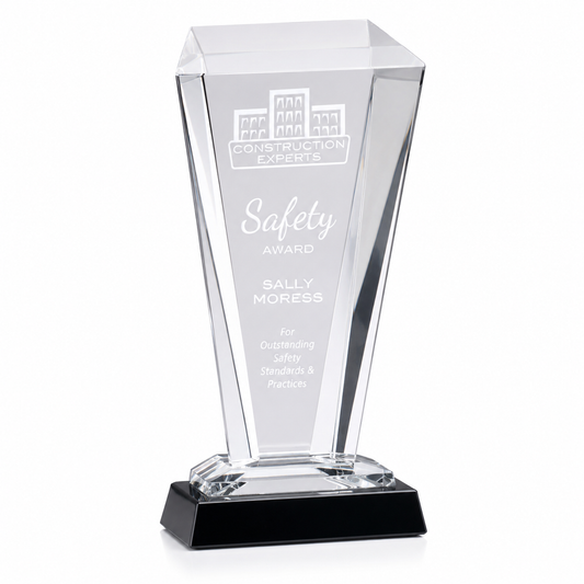 Engraved Executive Weston Crystal Award