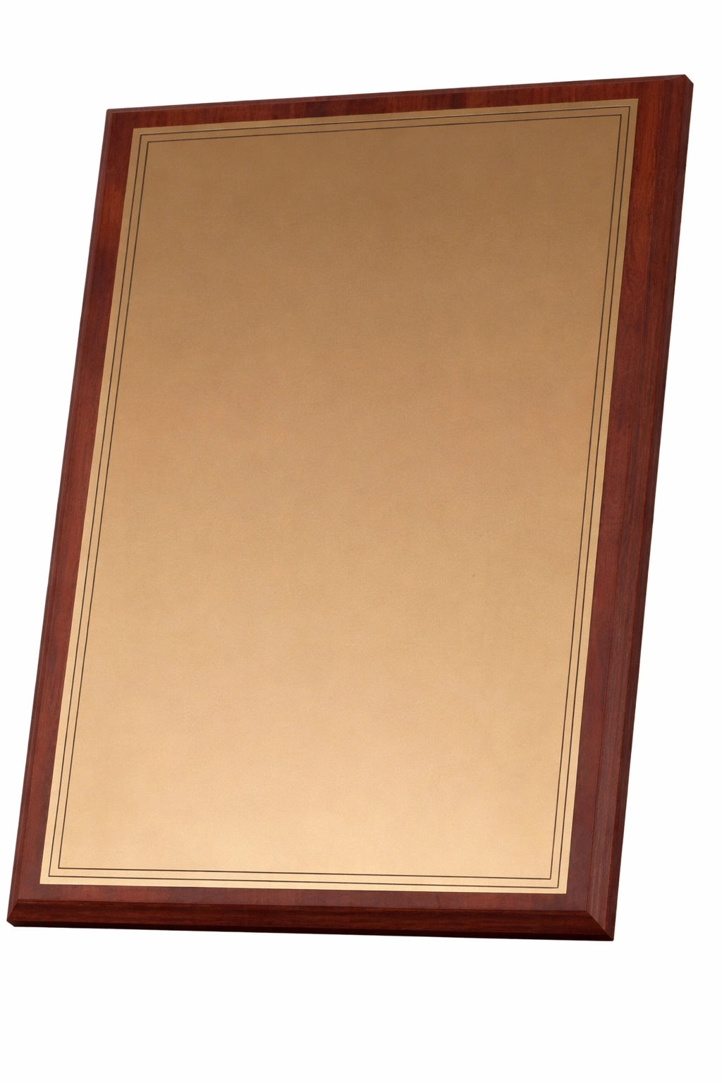 Beveled Gilded Horizon Plaque