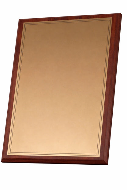 Beveled Gilded Horizon Plaque