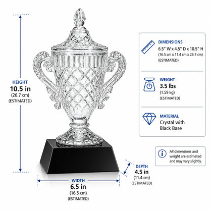 Premier Cup | Custom Engraved Executive Crystal Award