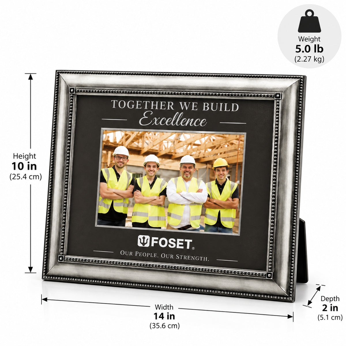 Team Tribute | Construction Team Photo Plaque Award