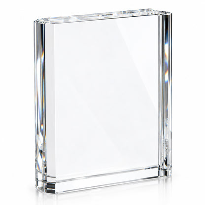 Crystal Book | Personalized Engraved Recognition Award