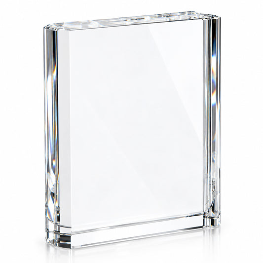 Crystal Book | Personalized Engraved Recognition Award
