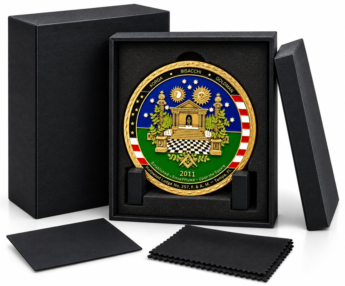 Organization Challenge | 3D Organizational Achievement and Leadership Recognition Coin