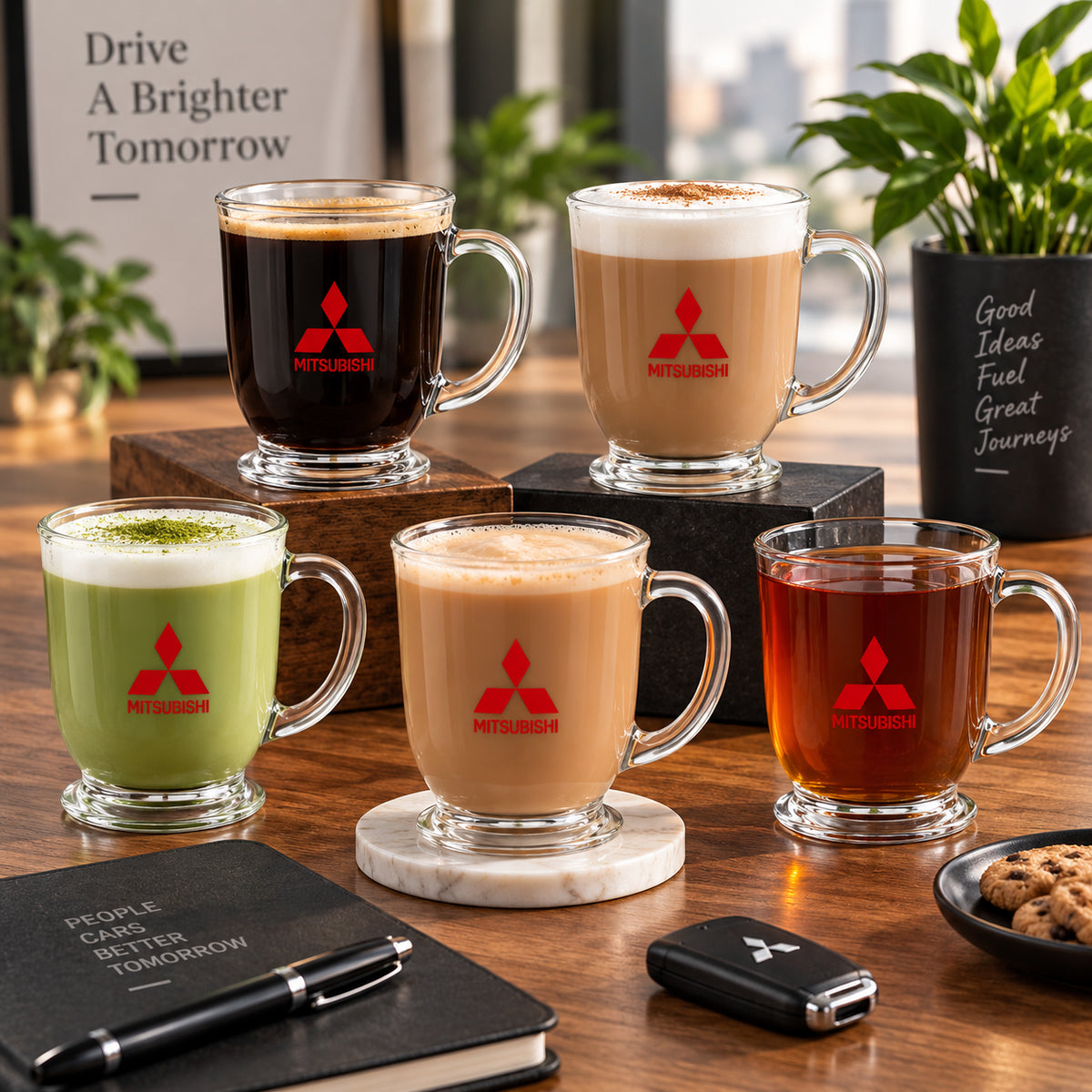 Signature Glass | Personalized Corporate Glass Mug