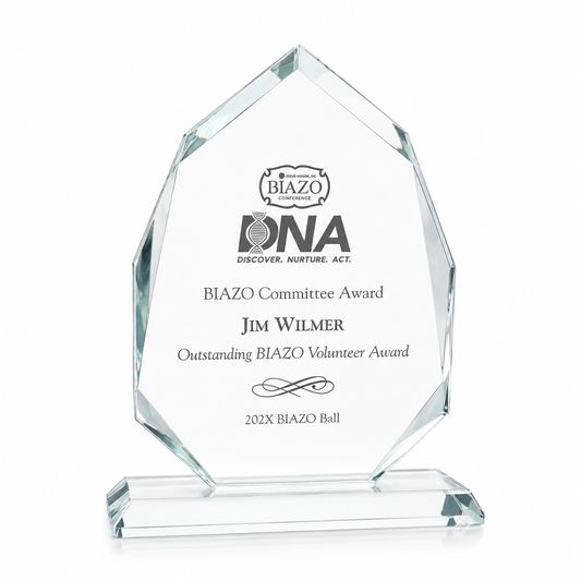 Arrowhead Crystal Award – Personalized Engraved Recognition Trophy