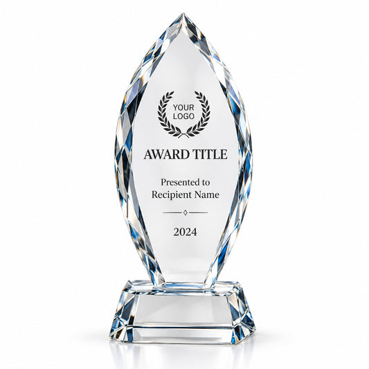 Diamond Crest | Custom Crystal Excellence Trophy