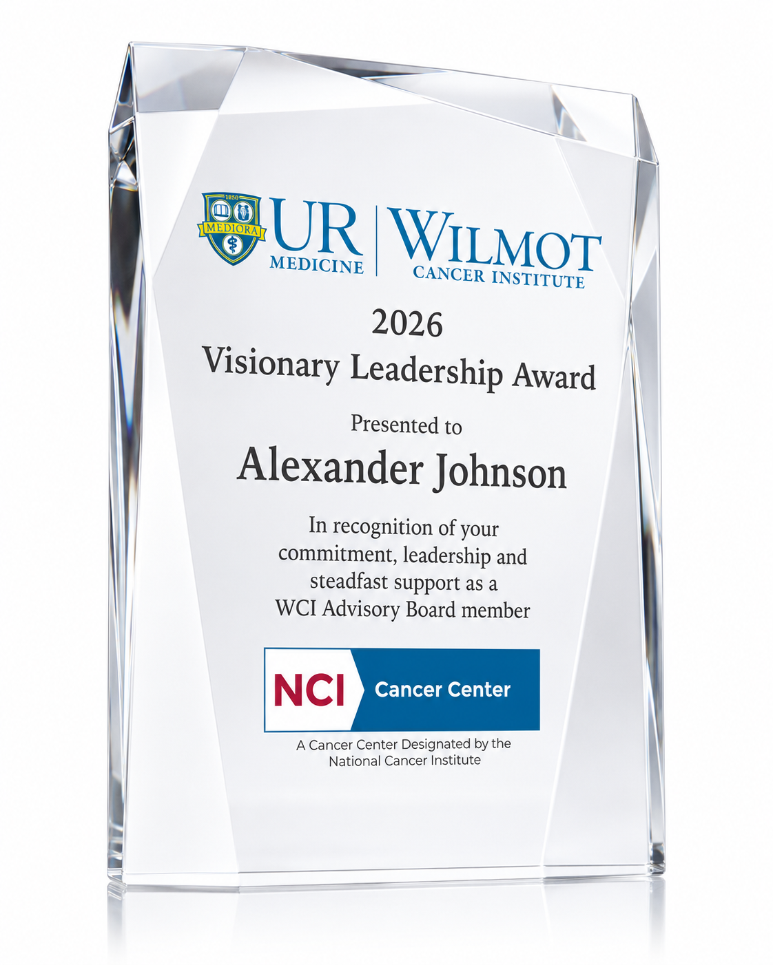 Prism Optical Crystal Award – Leadership Recognition Trophy