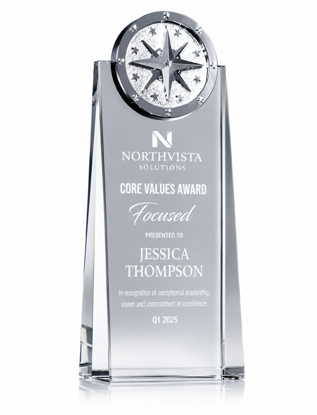 Navigator Crystal Award – Visionary Leadership Trophy