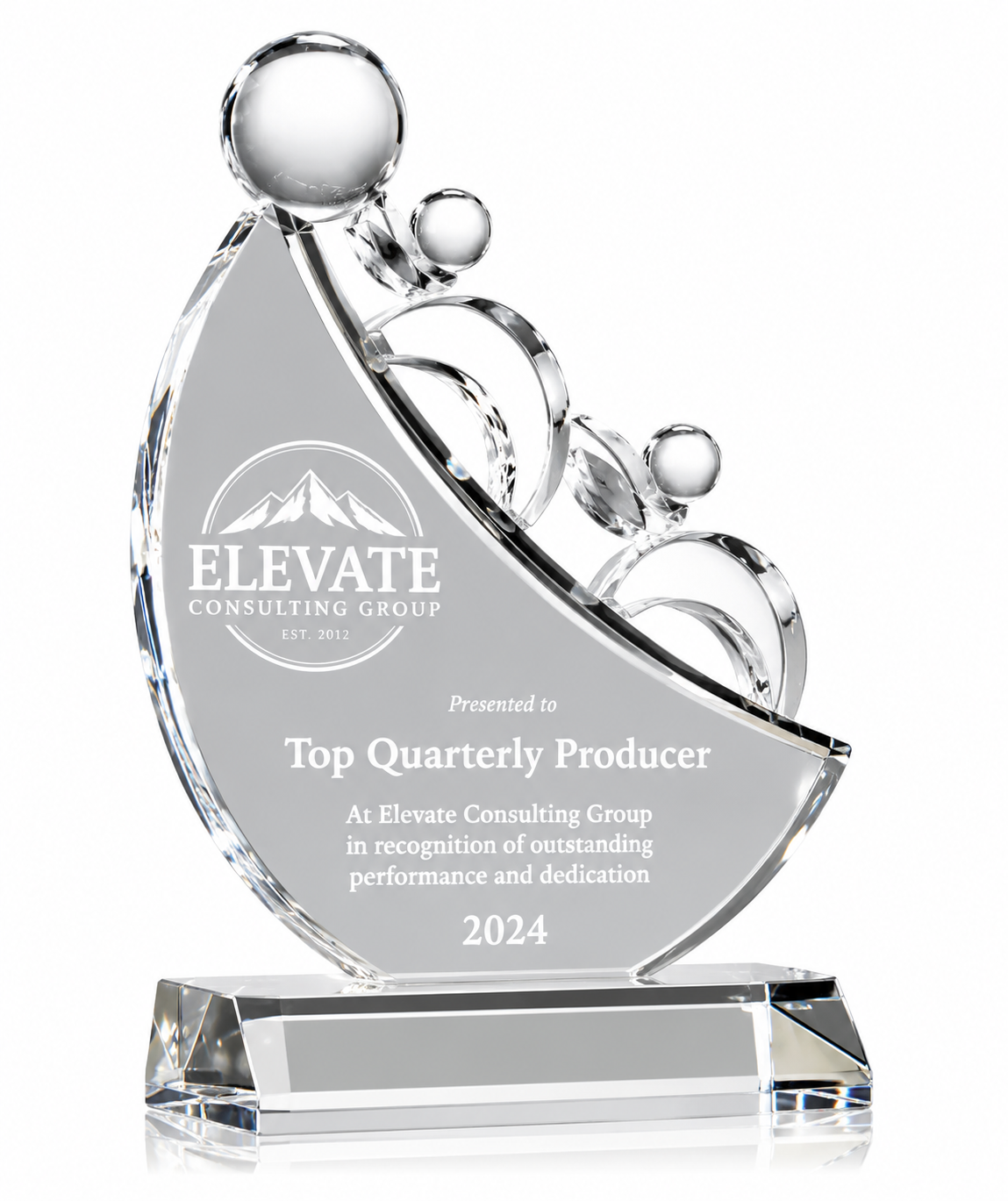 Summit Crystal Award – Team Achievement Trophy