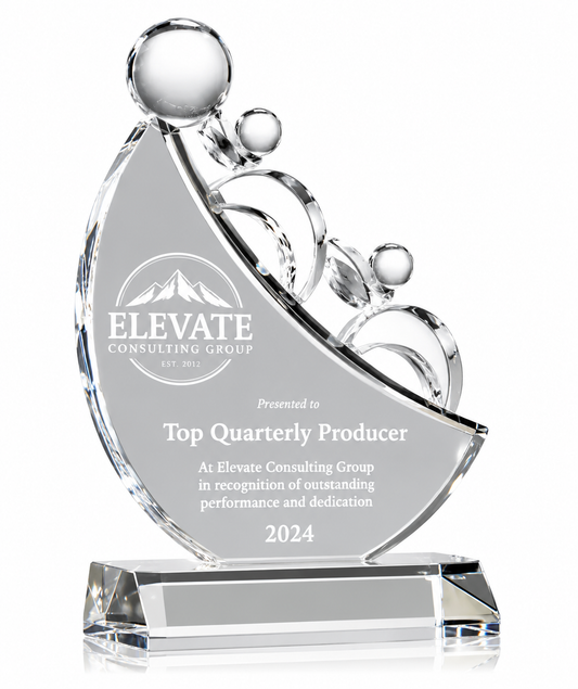 Summit Crystal Award – Team Achievement Trophy