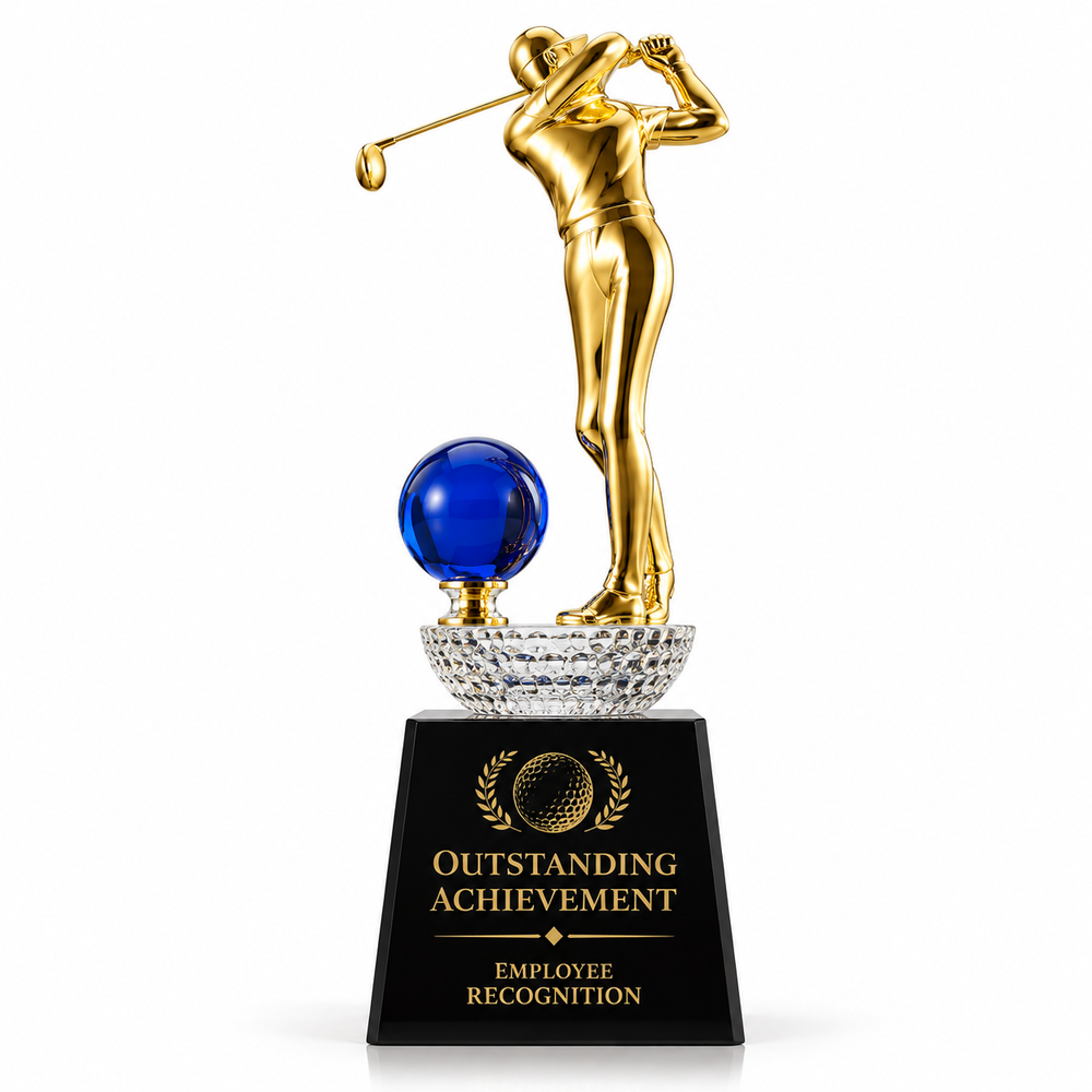 Greenline Ascent | Customized Employee Recognition Trophies With Engraving