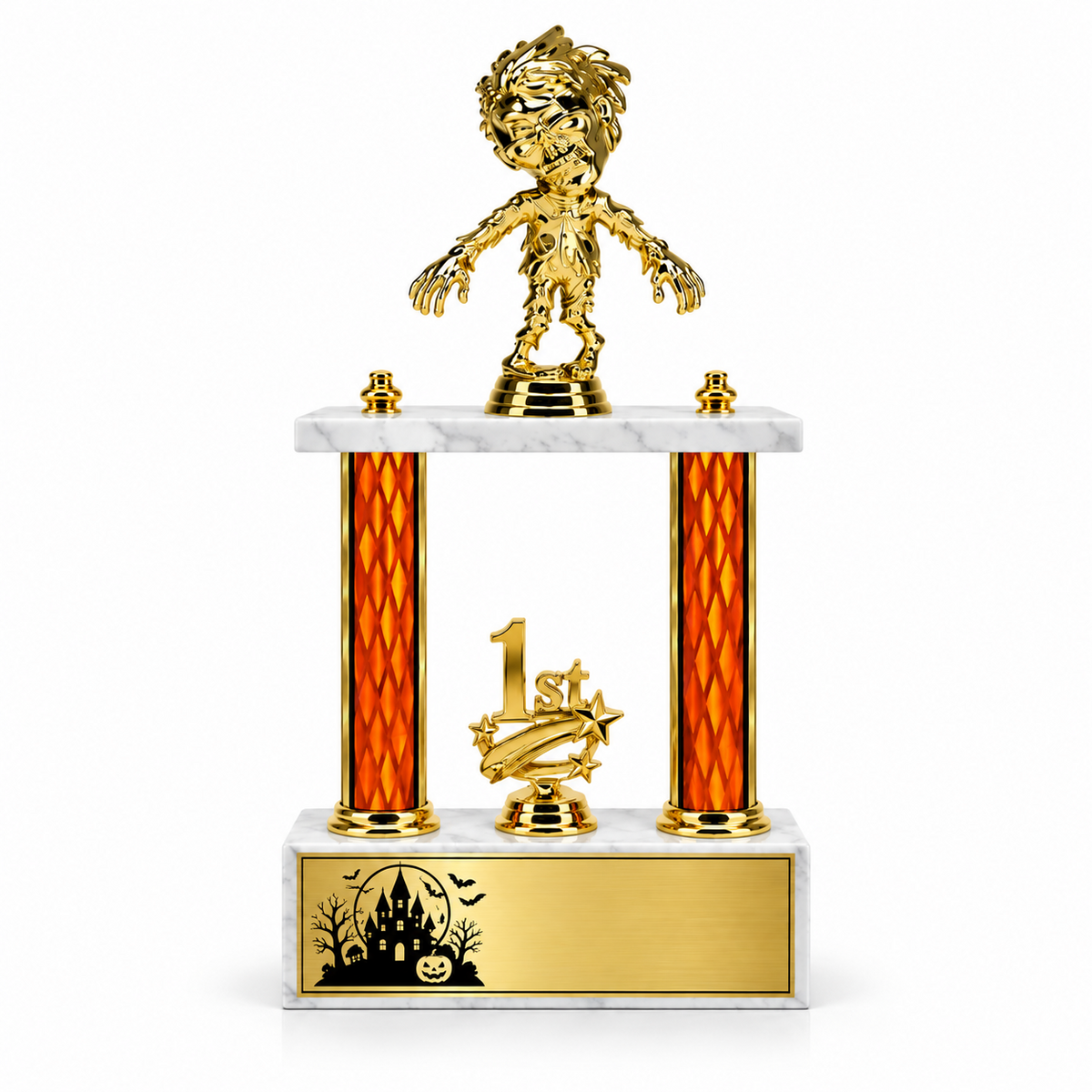 Zombie Royale | Customized Halloween Achievement Trophy
