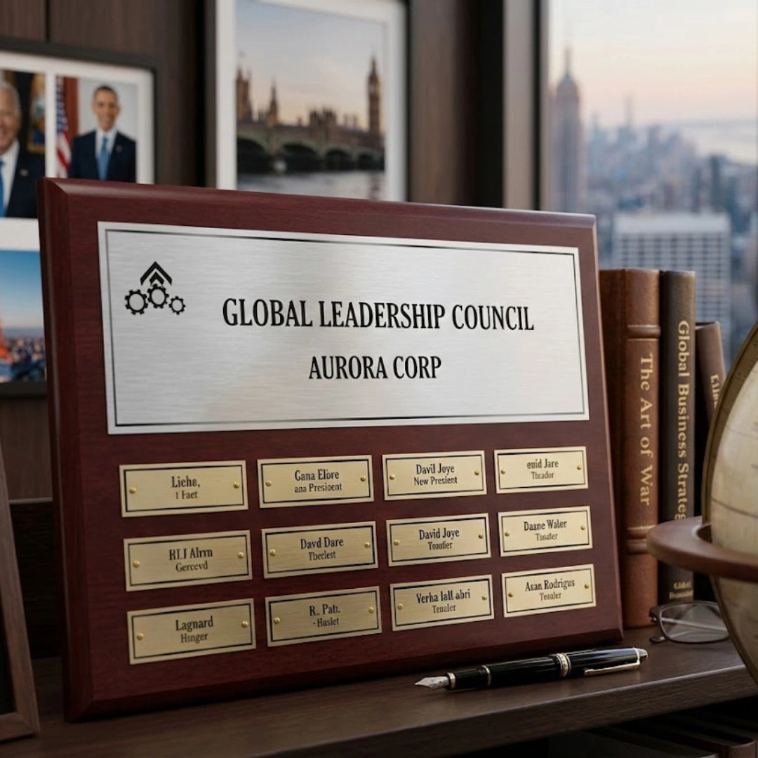 Crimson Stellar Commemorative plaque