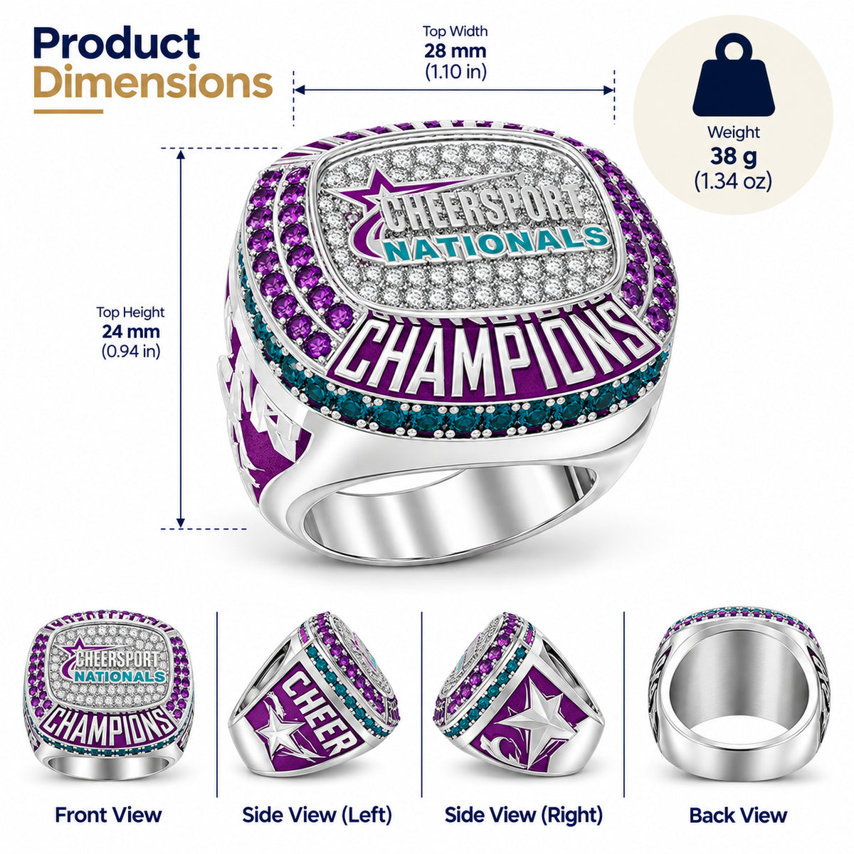 Cheersport Nationals | 2026 Championship Award Ring