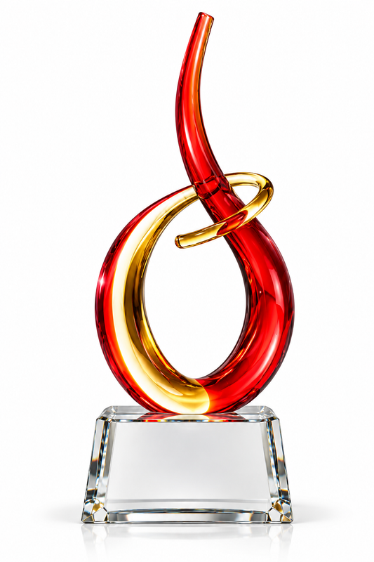 Crimson Orbit | Artistic Excellence Art Glass Award