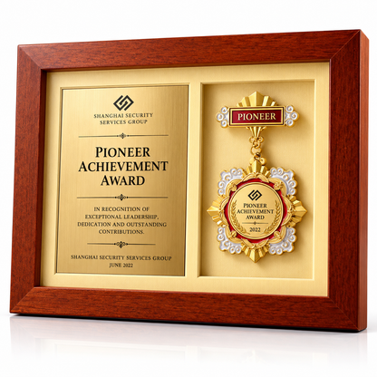 Frontline Valor | Custom Wood Service Recognition Award