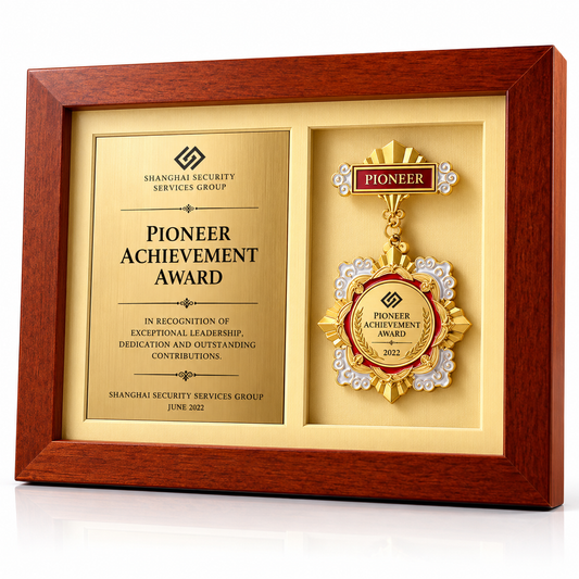 Frontline Valor | Custom Wood Service Recognition Award