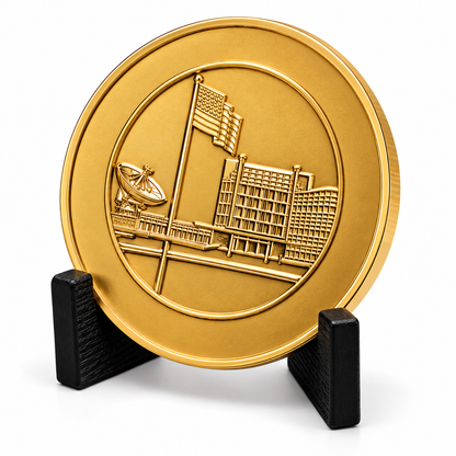 Gold Challenge | Satin Gold Executive Challenge Coin